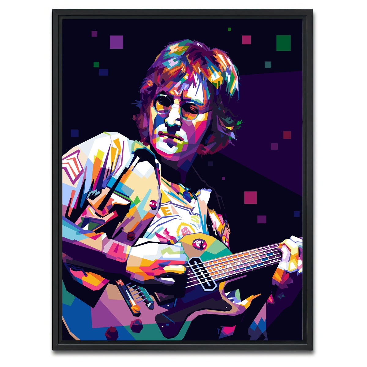 AUTO-MOCKUP WHITE | Lennon | 1 Piece | Black Framed Canvas | group=3x4