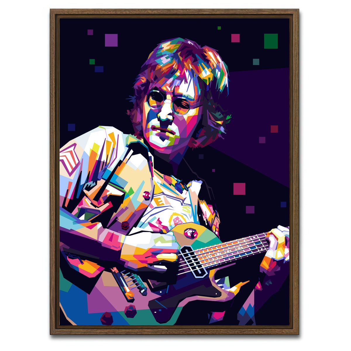 AUTO-MOCKUP WHITE | Lennon | 1 Piece | Walnut Framed Canvas | group=3x4