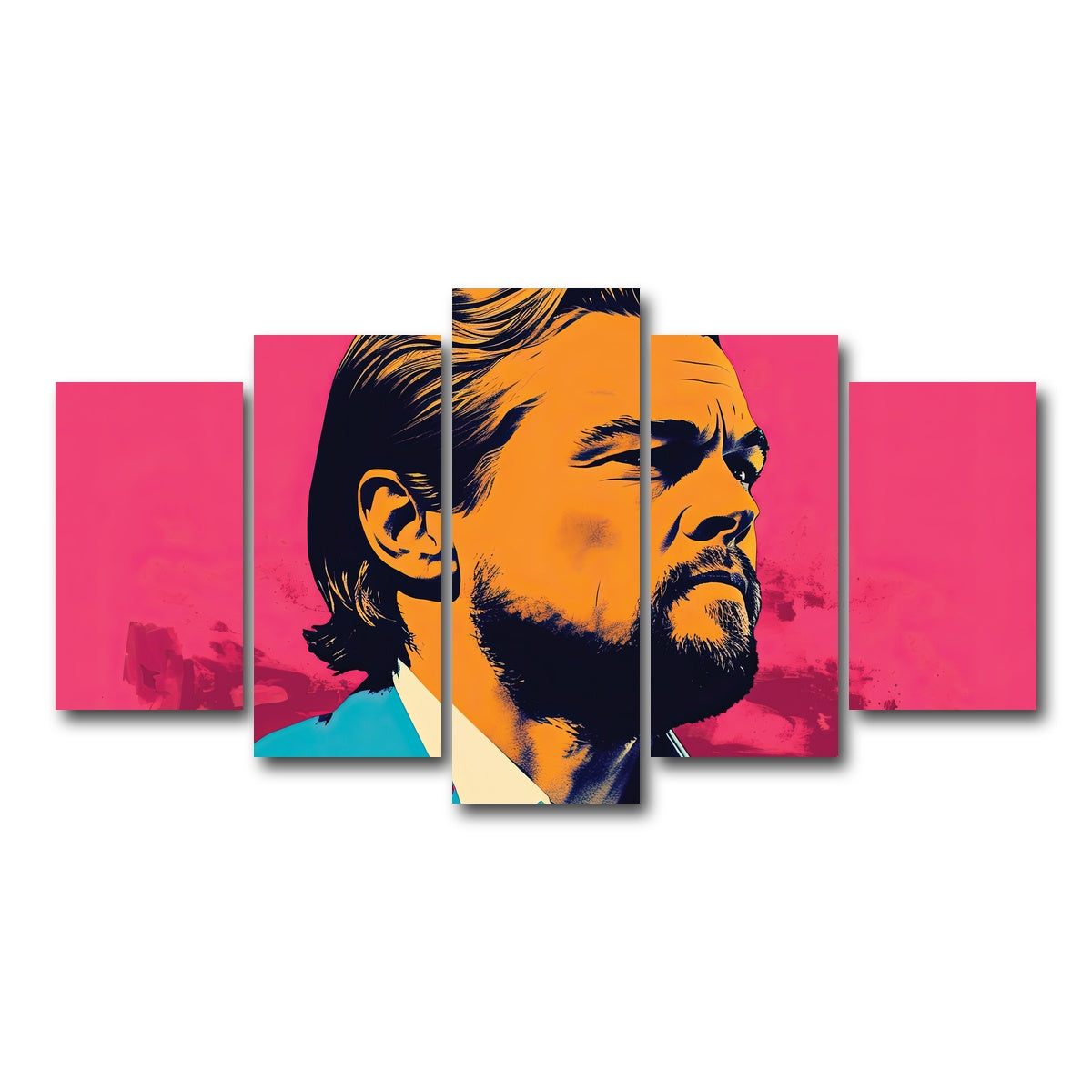 AUTO-MOCKUP WHITE | Leo In The Wolf Skin | 5 Piece | Gallery Wrap Canvas | group=5_normal