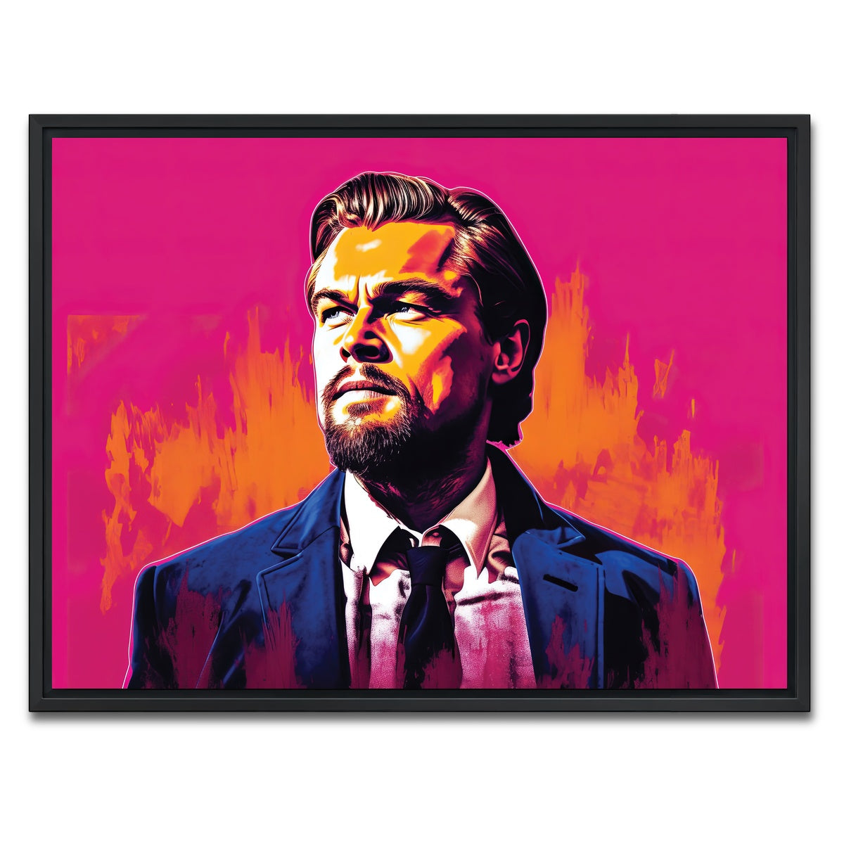 AUTO-MOCKUP WHITE | Leo goes on and on | 1 Piece | Black Framed Canvas | group=4x3