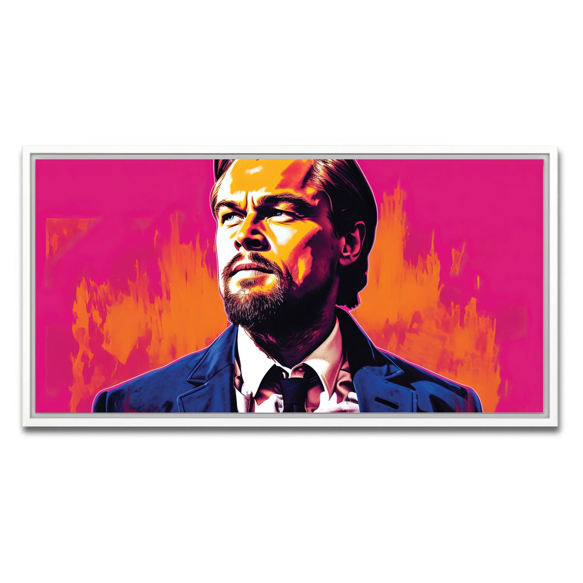 AUTO-MOCKUP WHITE | Leo goes on and on | 1 Piece | White Framed Canvas | group=2x1