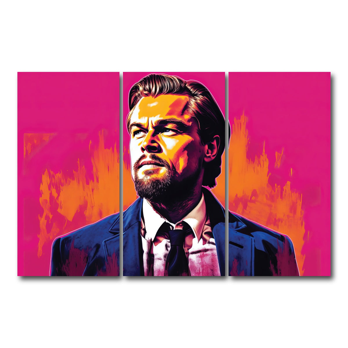 AUTO-MOCKUP WHITE | Leo goes on and on | 3 Piece | Gallery Wrap Canvas | group=12x24