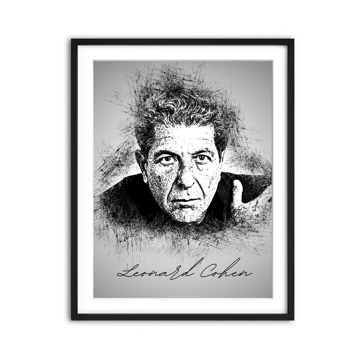 Framed Print 3x4 Black