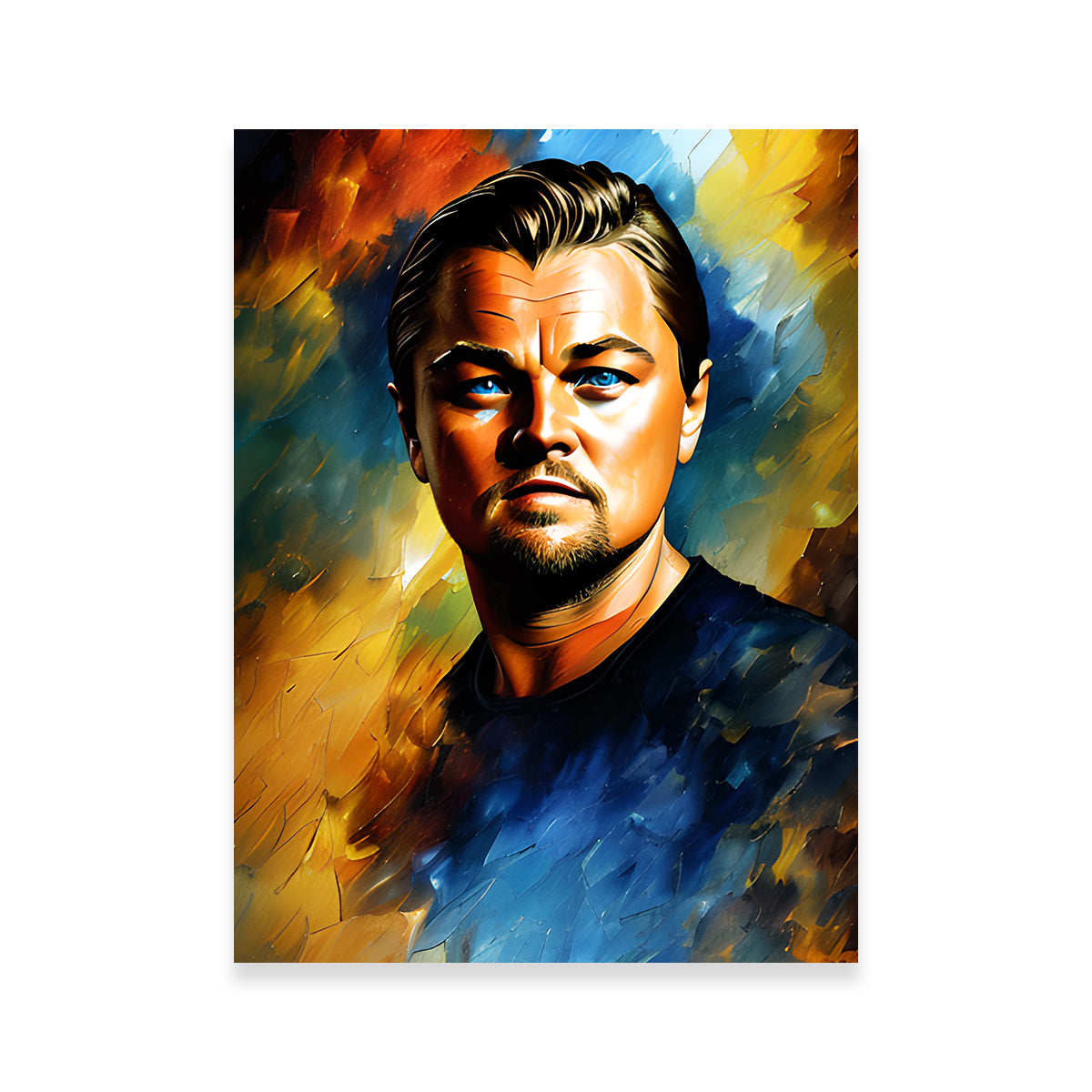 Leonardo DiCaprio Colors Wall Art