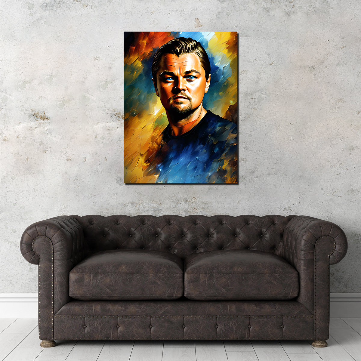 Leonardo DiCaprio Colors Wall Art