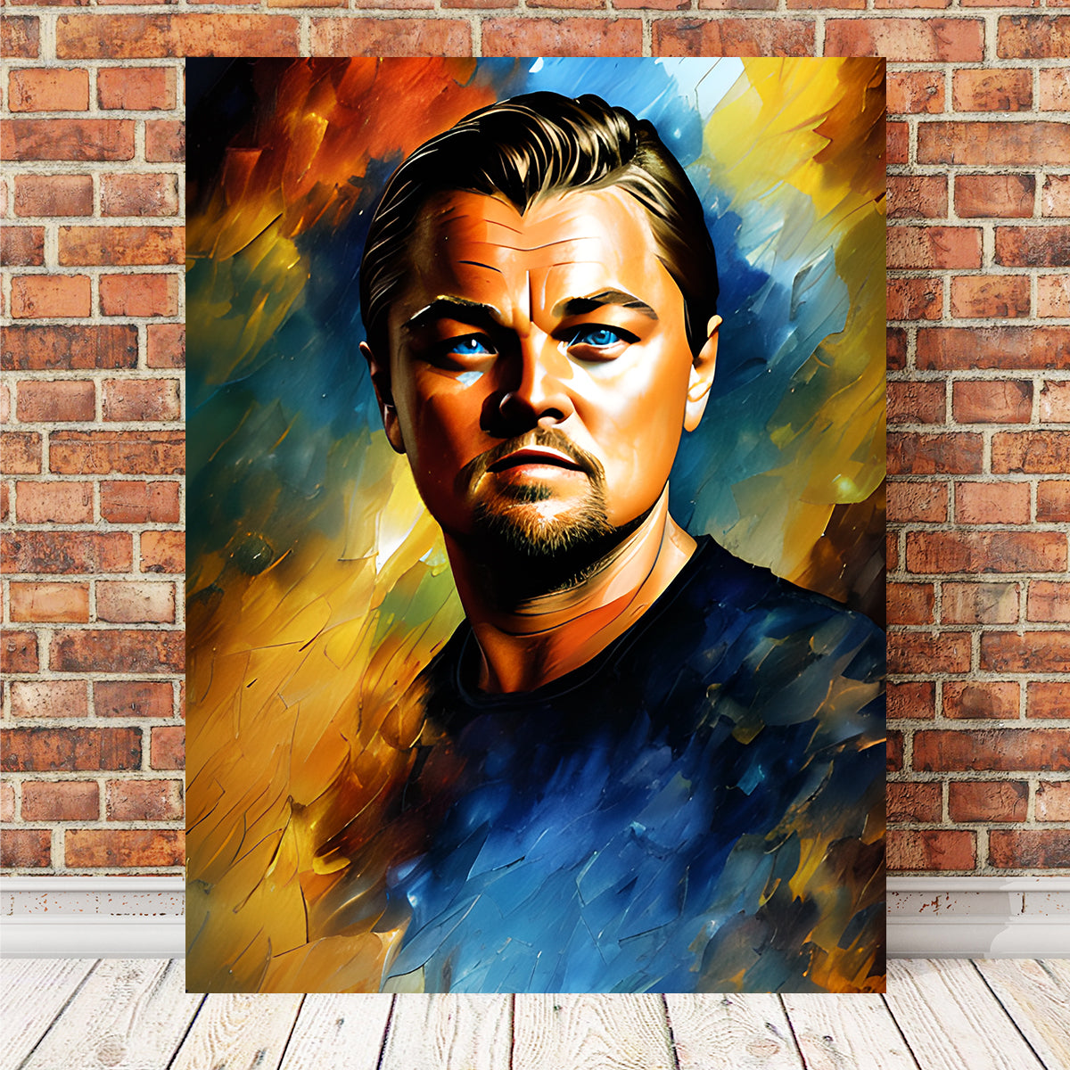Leonardo DiCaprio Colors Wall Art