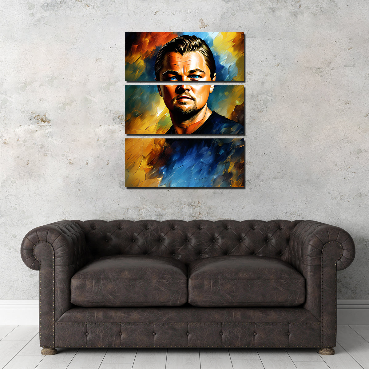 Leonardo DiCaprio Colors Wall Art