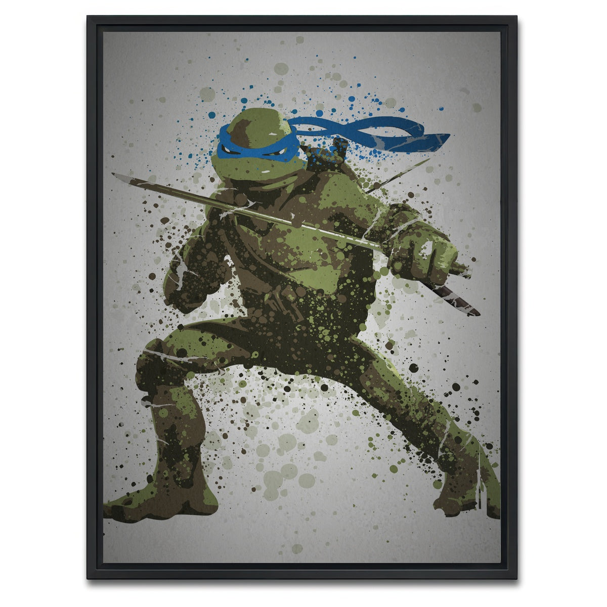 AUTO-MOCKUP WHITE | Leonardo | 1 Piece | Black Framed Canvas | group=3x4