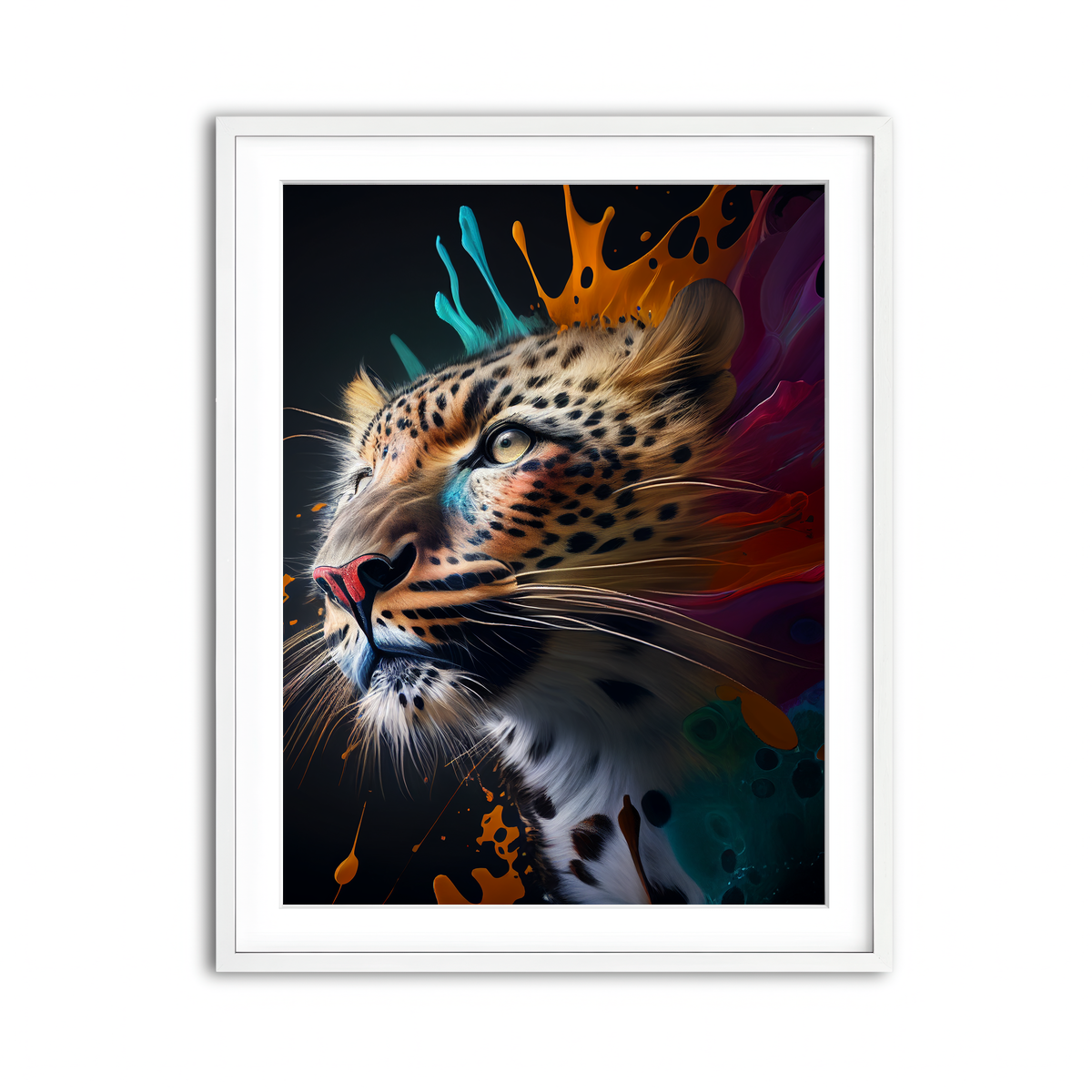 Framed Print 3x4 White