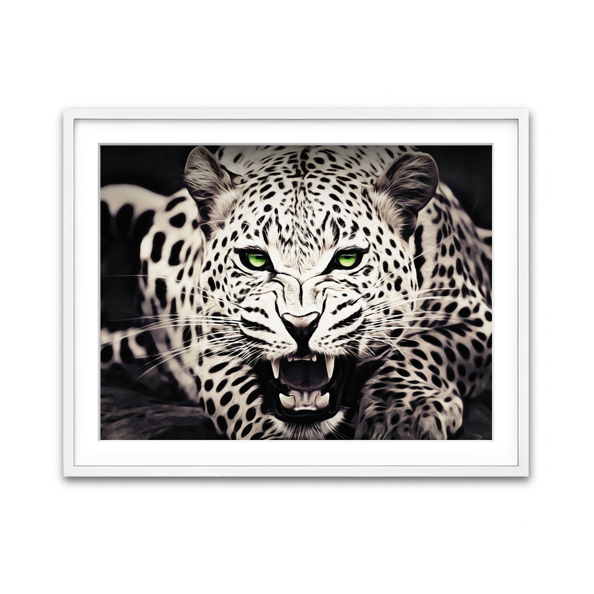 Framed Print 4x3 White
