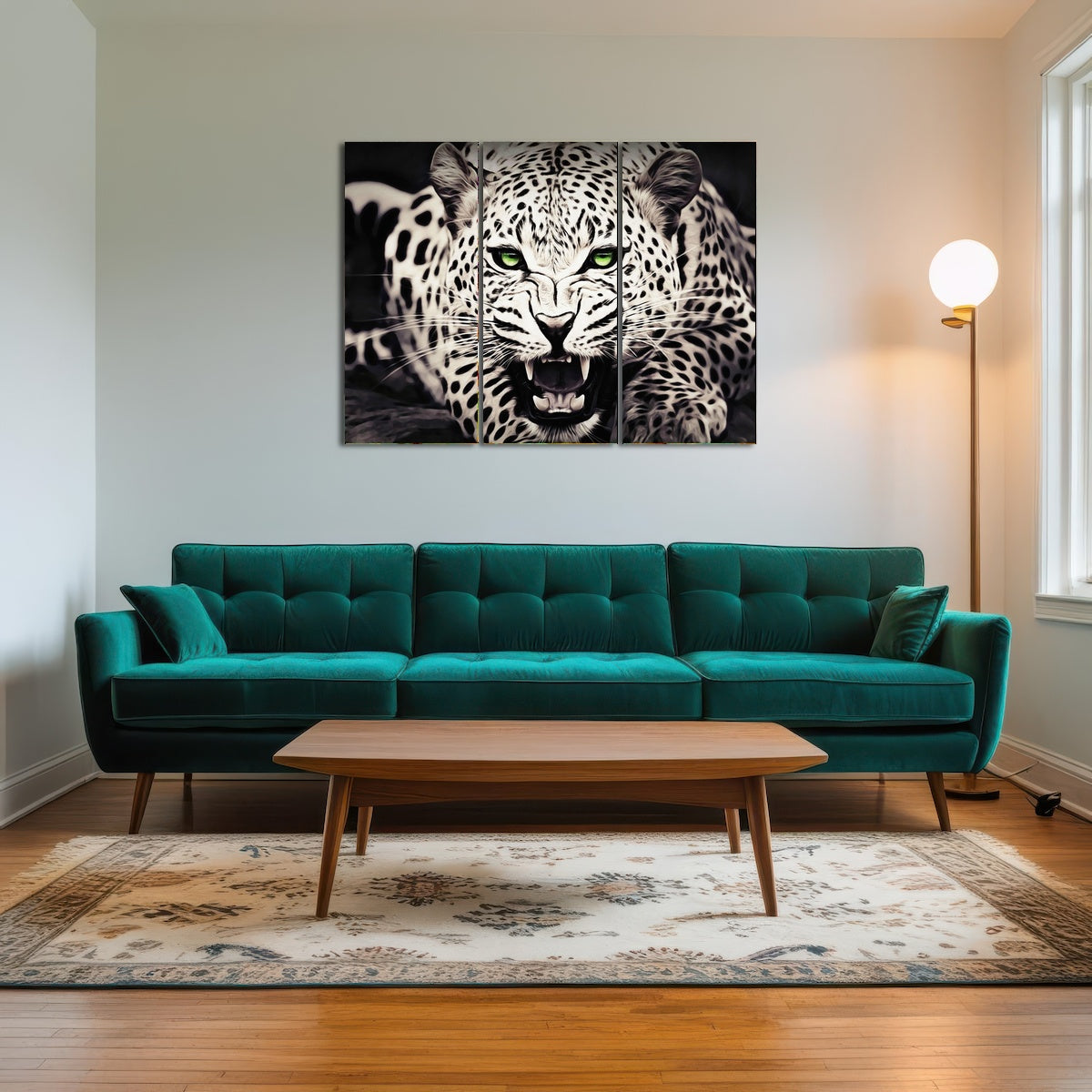 AUTO-MOCKUP ROOM | Leopard with Green Eyes