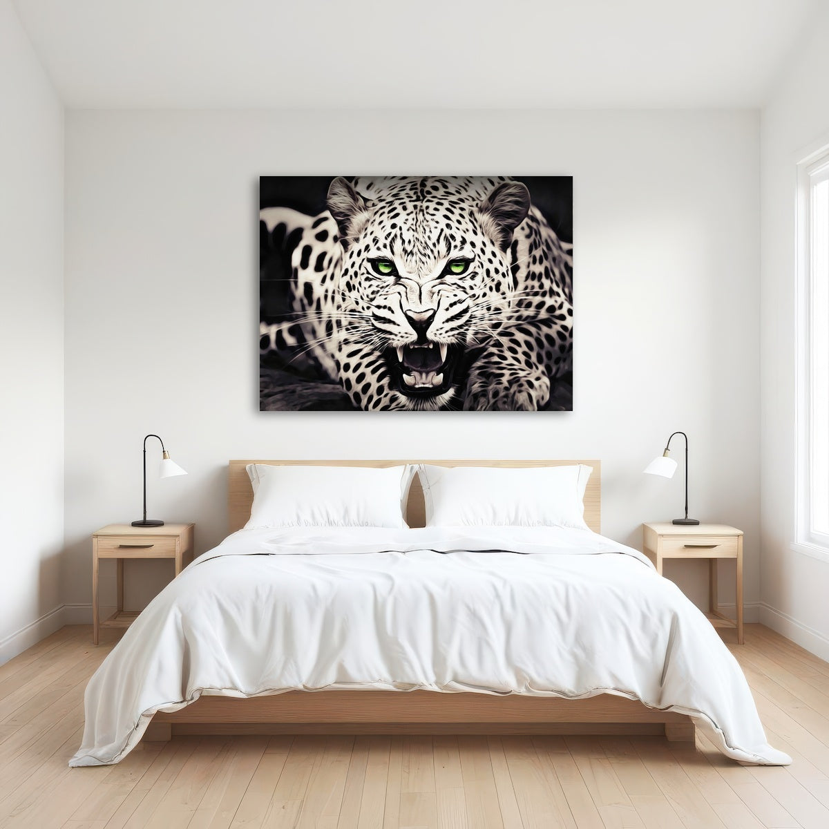 AUTO-MOCKUP ROOM | Leopard with Green Eyes