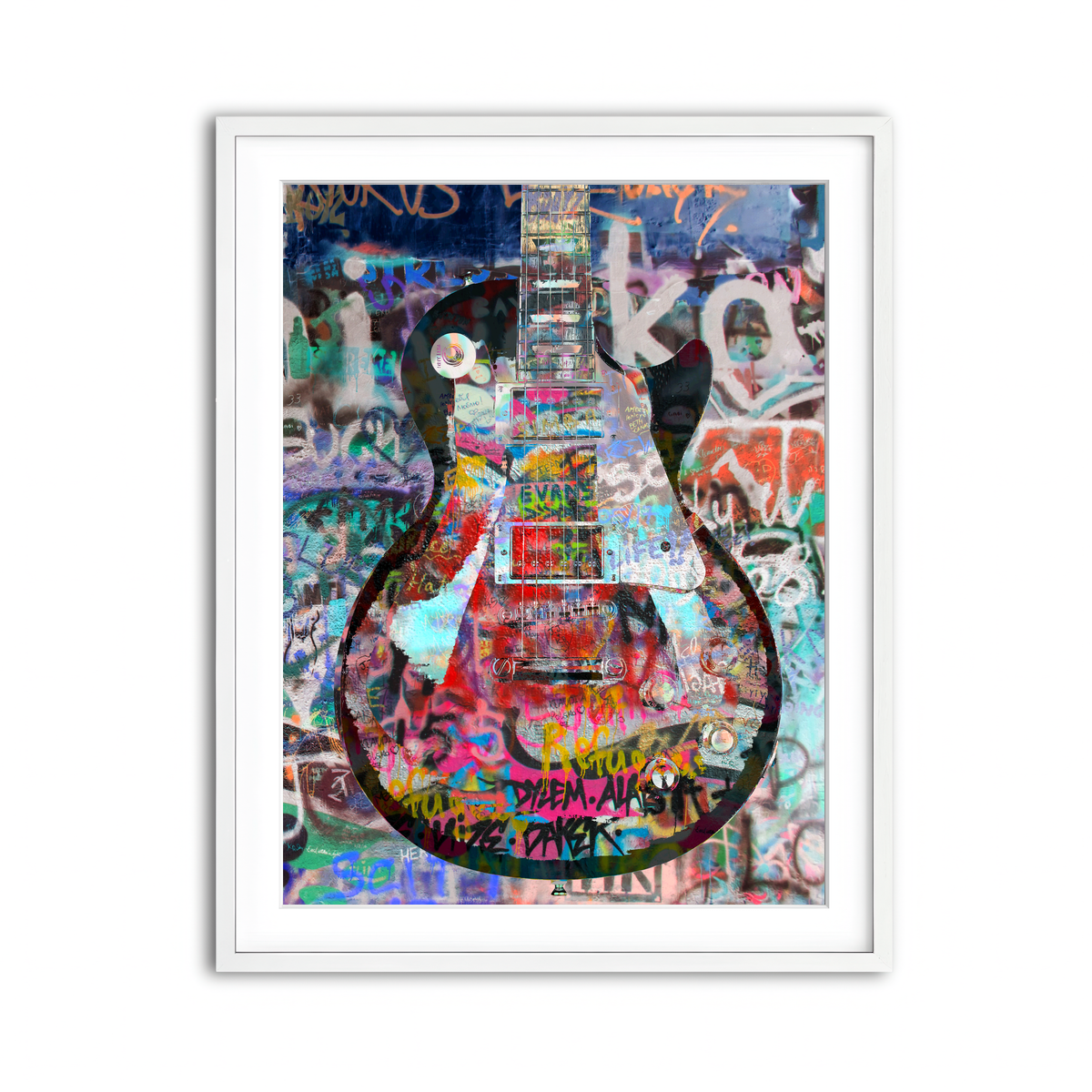 Framed Print 3x4 White