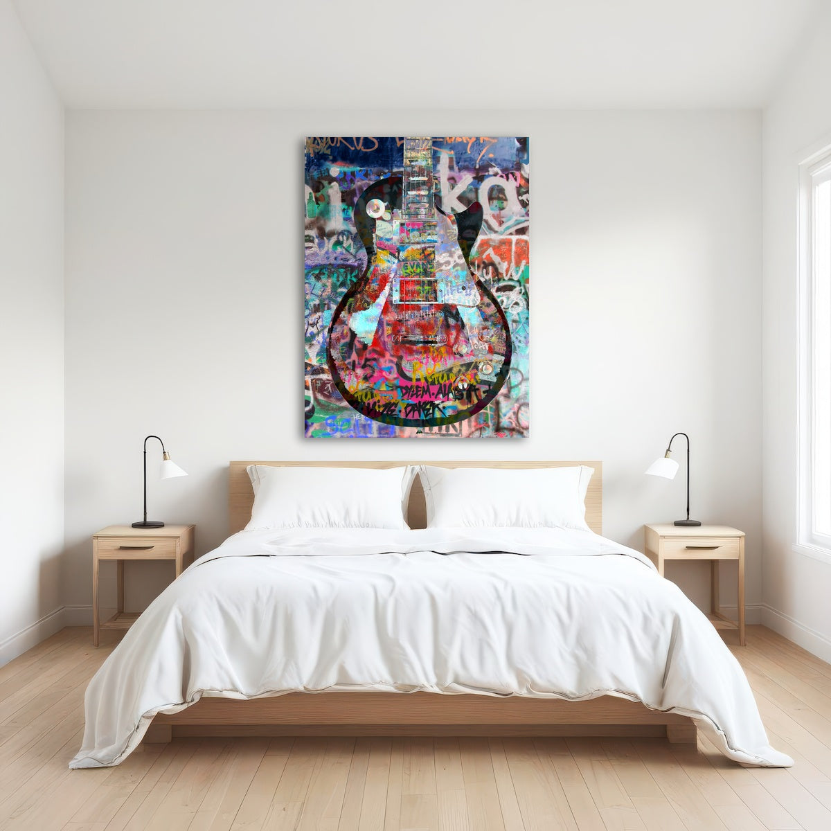 AUTO-MOCKUP ROOM | Les Paul Graffiti