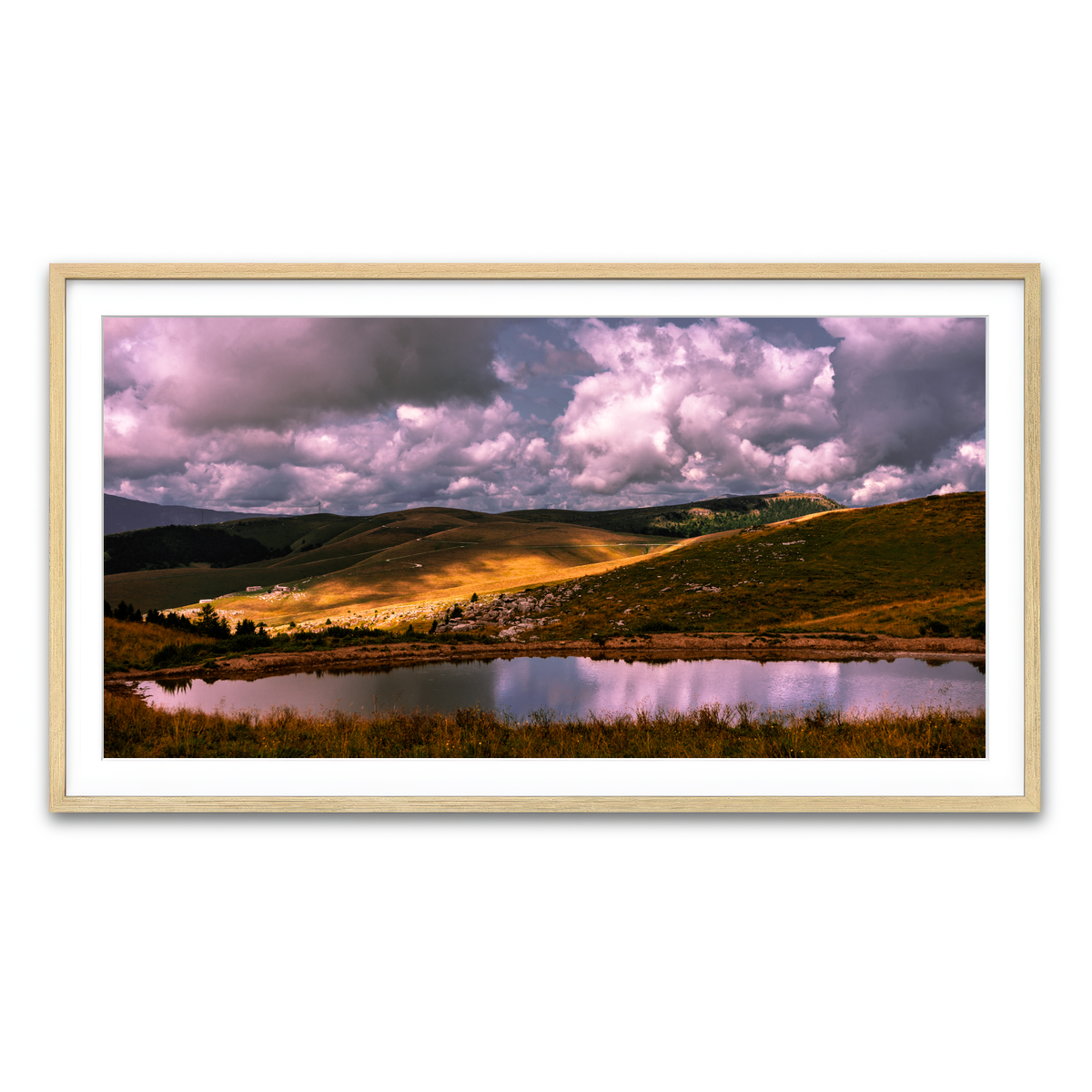 Framed Print 2x1 Natural