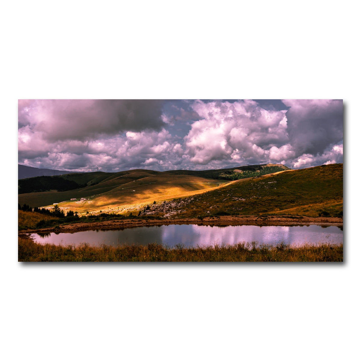 AUTO-MOCKUP WHITE | Lessinia mountains | 1 Piece | Gallery Wrap Canvas | group=2x1