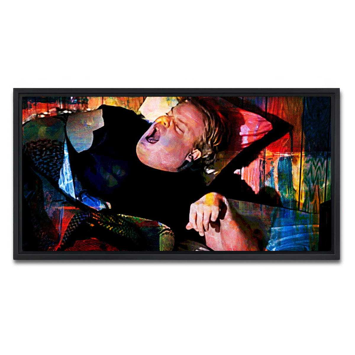 AUTO-MOCKUP WHITE | Let Me Sleep for the Love of God | 1 Piece | Black Framed Canvas | group=2x1