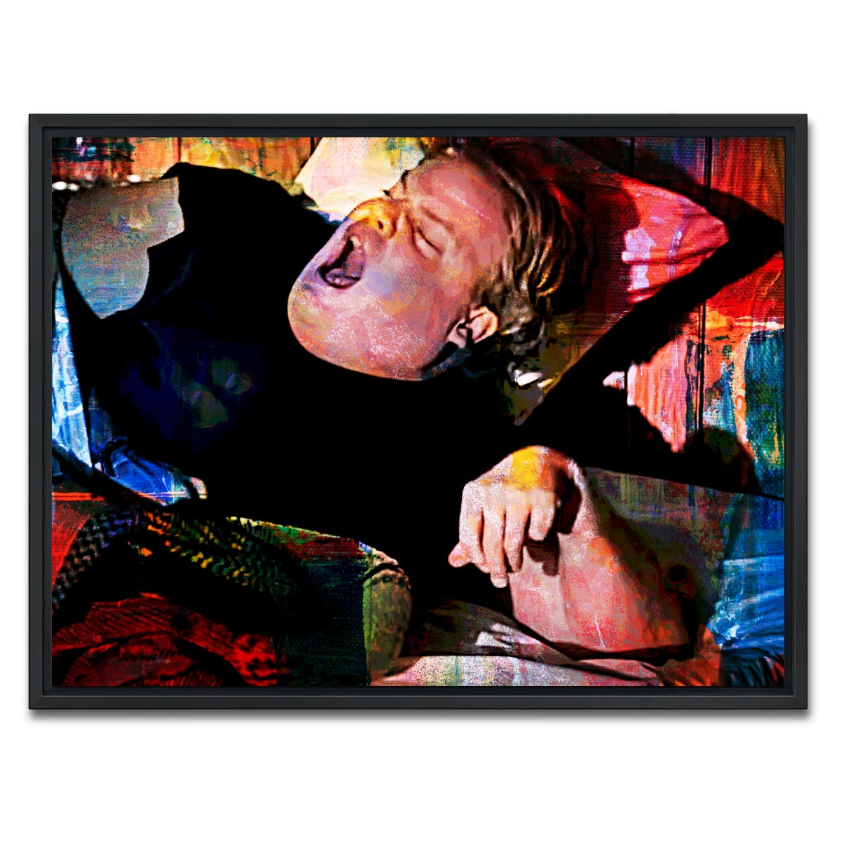 AUTO-MOCKUP WHITE | Let Me Sleep for the Love of God | 1 Piece | Black Framed Canvas | group=4x3