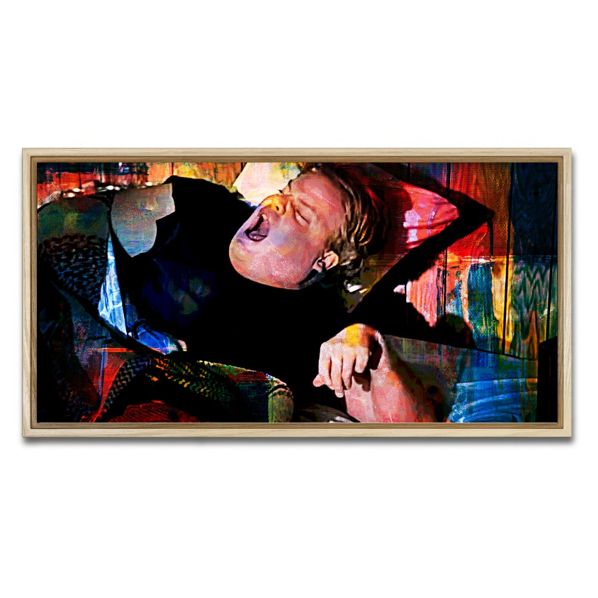 AUTO-MOCKUP WHITE | Let Me Sleep for the Love of God | 1 Piece | Natural Framed Canvas | group=2x1