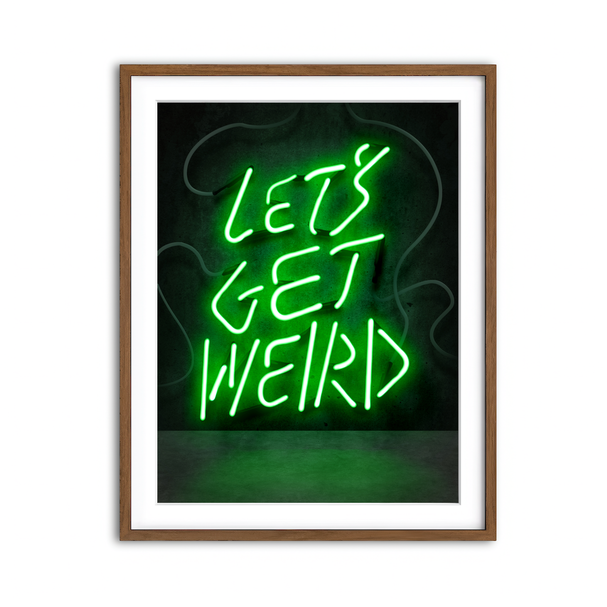 Framed Print 3x4 Walnut