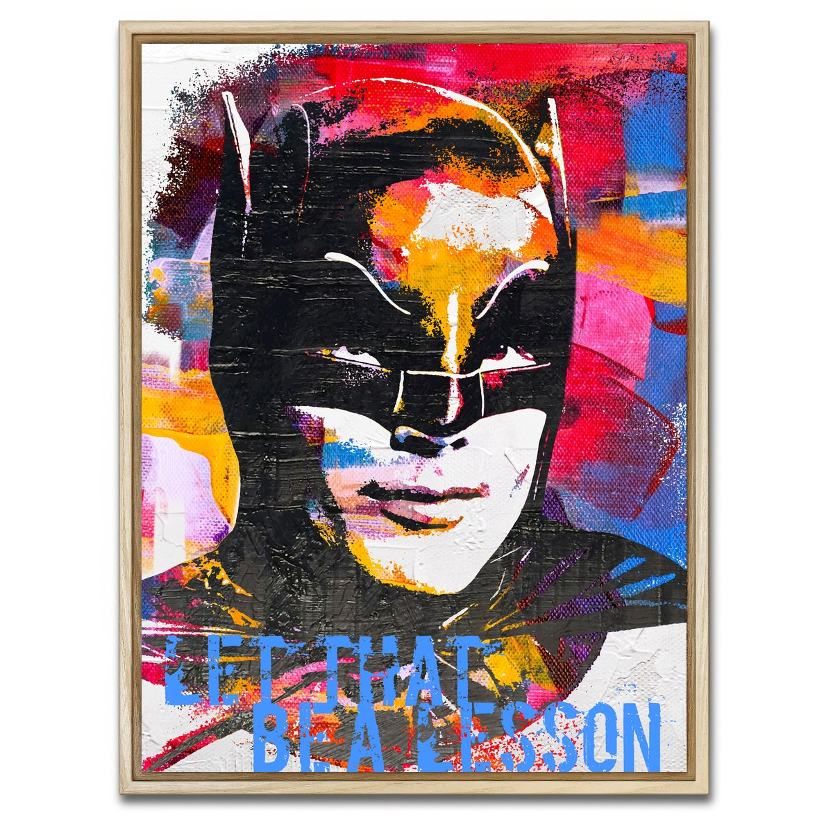 AUTO-MOCKUP WHITE | Let that be a Lesson | 1 Piece | Natural Framed Canvas | group=3x4