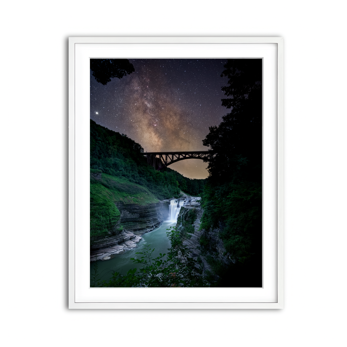 Framed Print 3x4 White