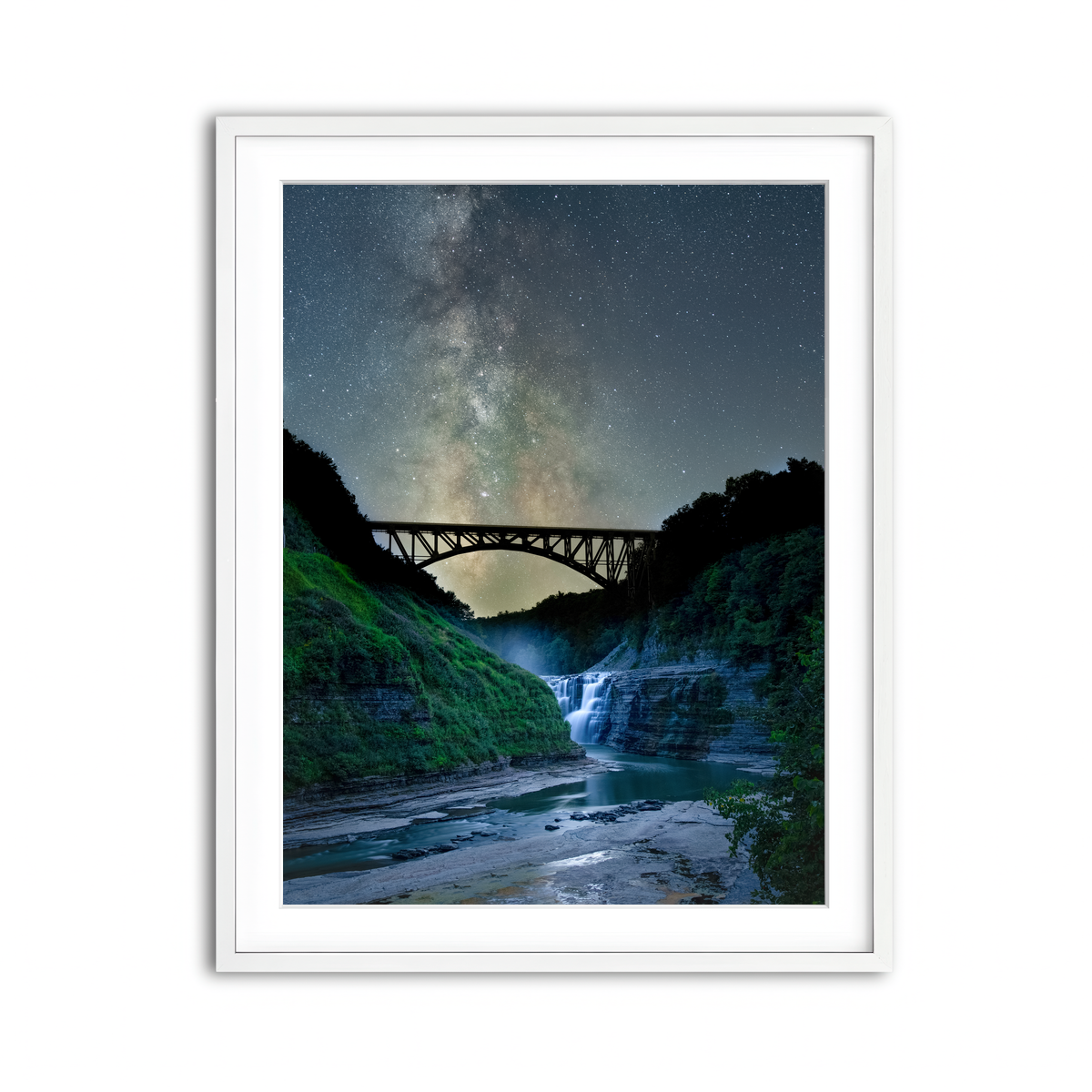 Framed Print 3x4 White