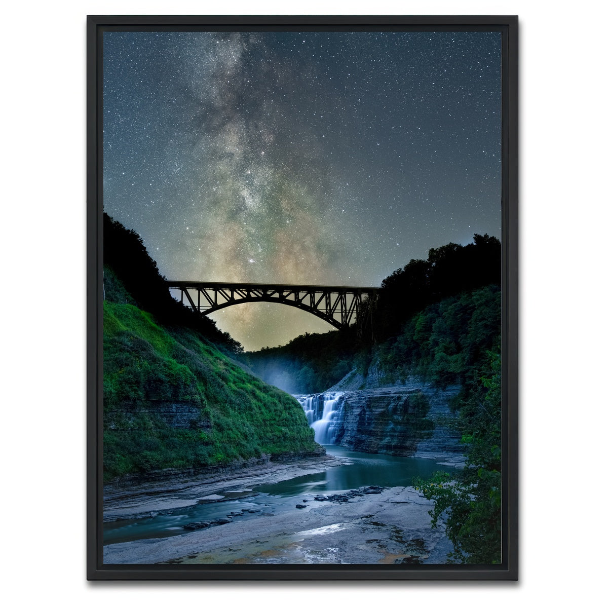 AUTO-MOCKUP WHITE | Letchworth Trestle | 1 Piece | Black Framed Canvas | group=3x4