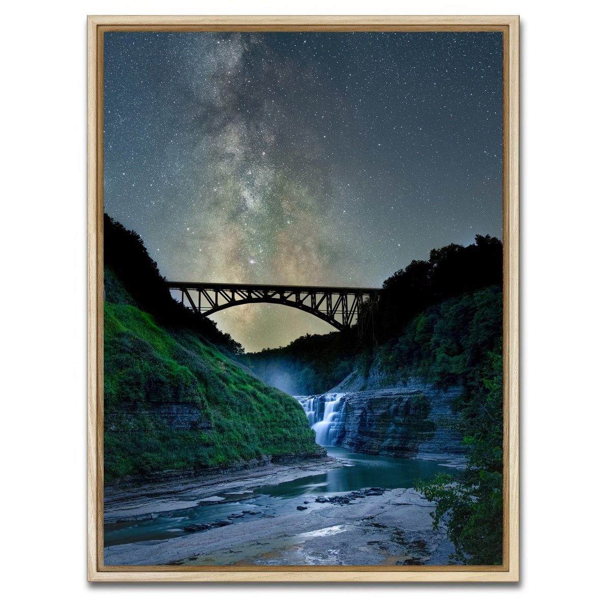 AUTO-MOCKUP WHITE | Letchworth Trestle | 1 Piece | Natural Framed Canvas | group=3x4