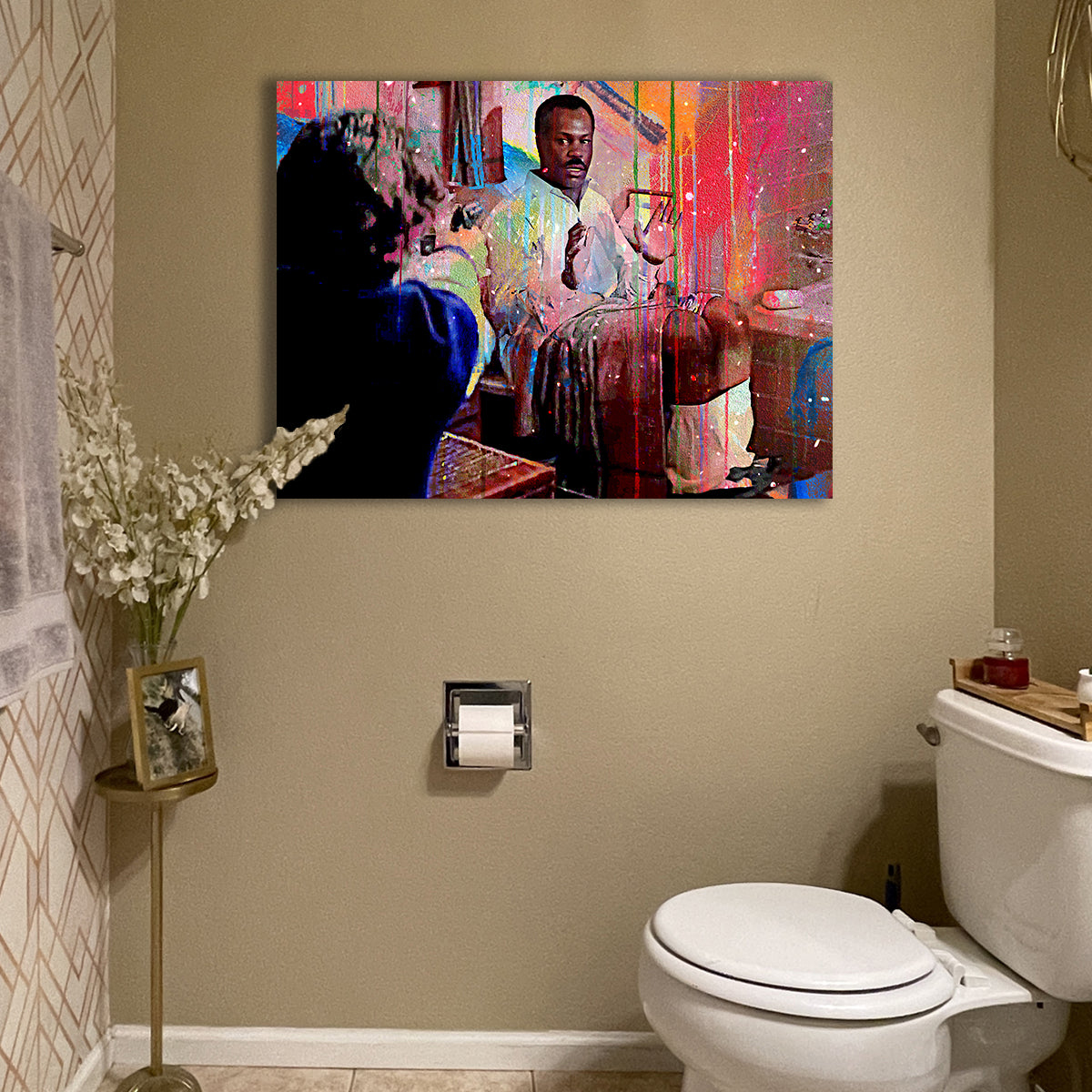 Lethal Weapon 2 - Bathroom Bomb Wall Art