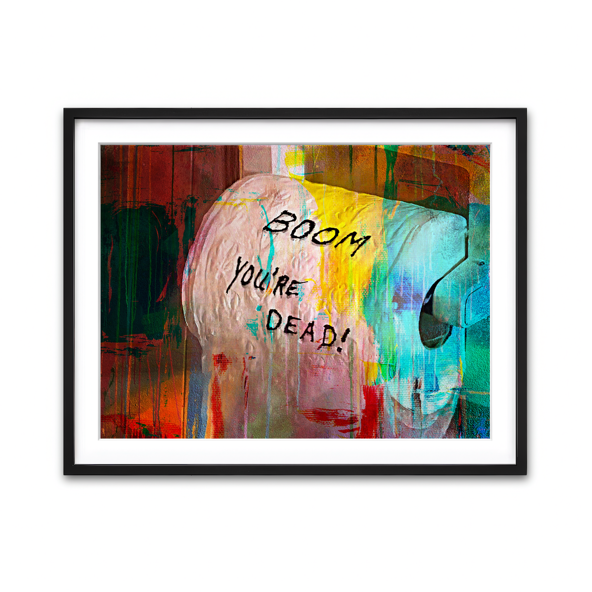 Framed Print 4x3 Black