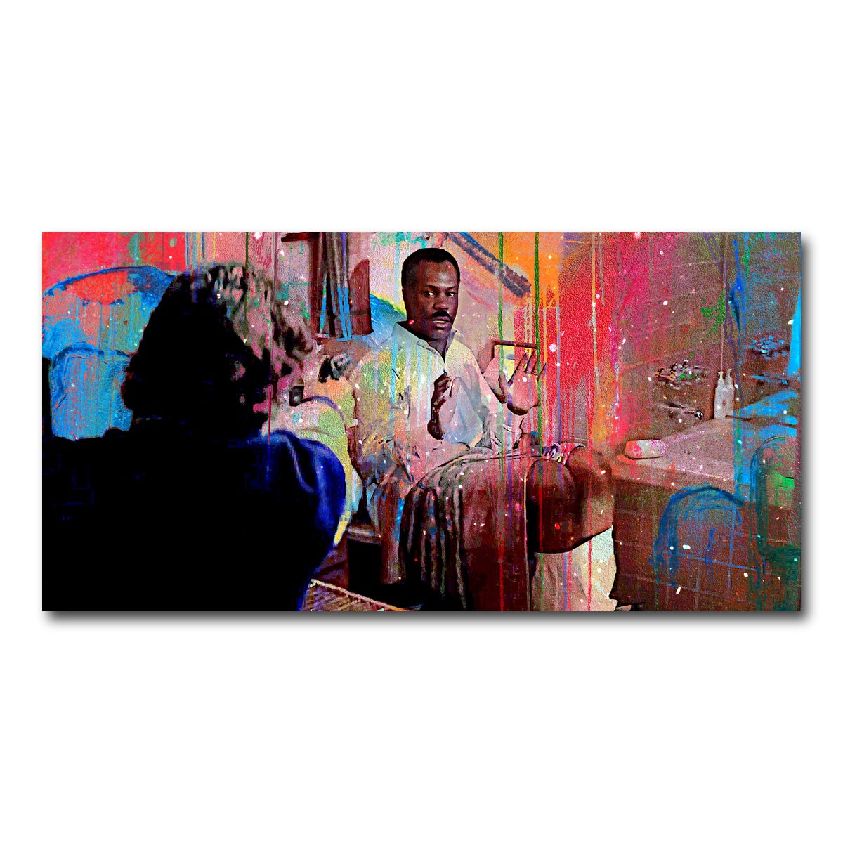 AUTO-MOCKUP WHITE | Lethal Weapon 2 - Bathroom Bomb | 1 Piece | Gallery Wrap Canvas | group=2x1