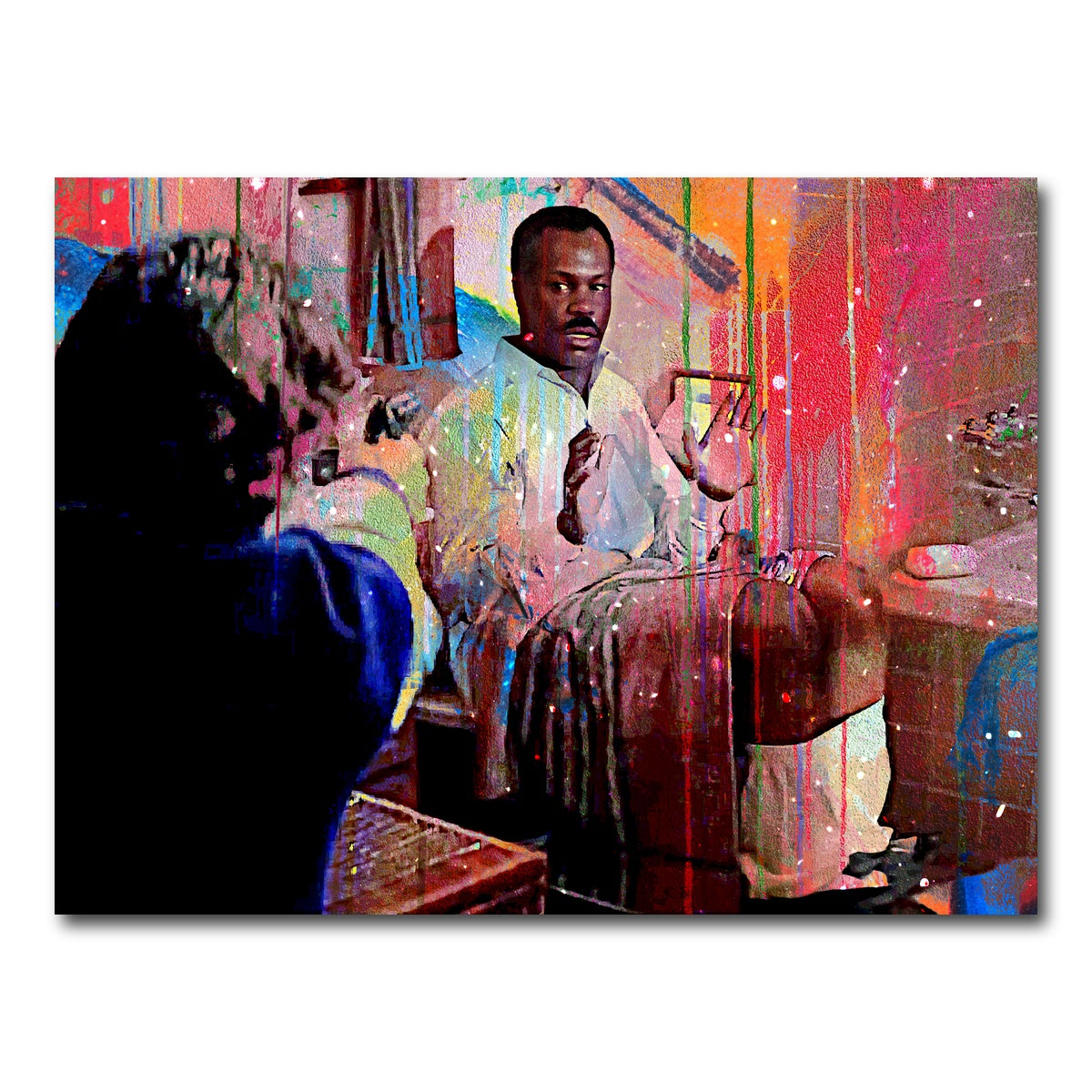 AUTO-MOCKUP WHITE | Lethal Weapon 2 - Bathroom Bomb | 1 Piece | Gallery Wrap Canvas | group=4x3