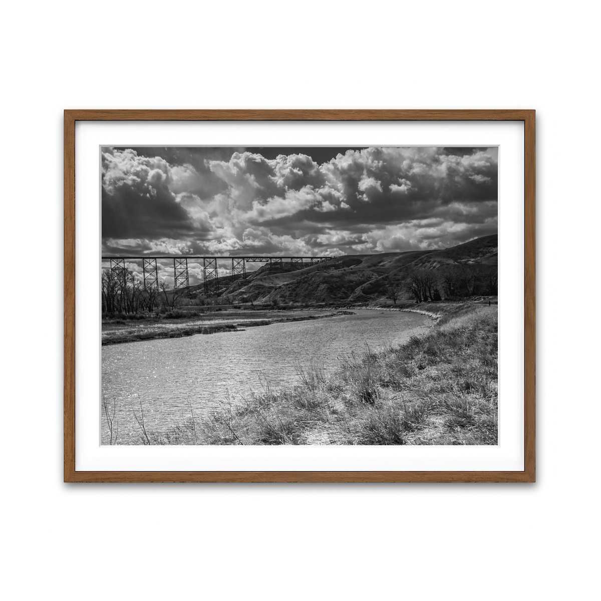 Framed Print 4x3 Walnut