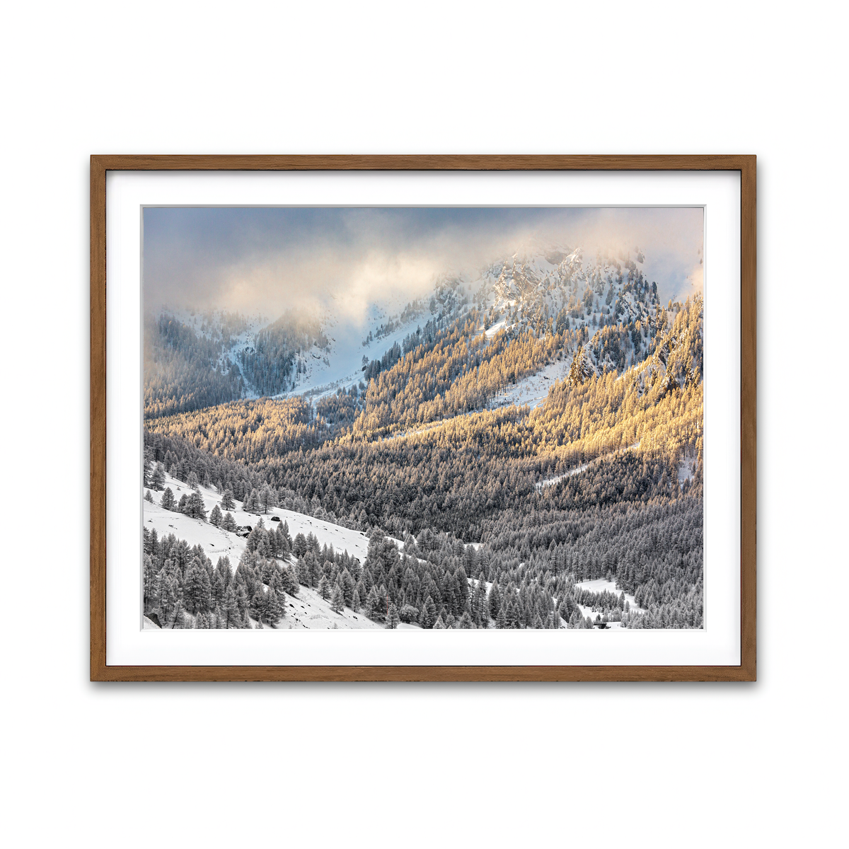 Framed Print 4x3 Walnut
