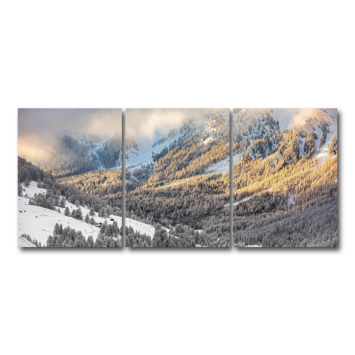 AUTO-MOCKUP WHITE | Lever de Soleil | 3 Piece | Gallery Wrap Canvas | group=18x24