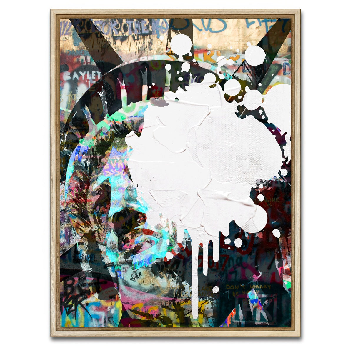 AUTO-MOCKUP WHITE | Liberty Heavy Graffiti | 1 Piece | Natural Framed Canvas | group=3x4