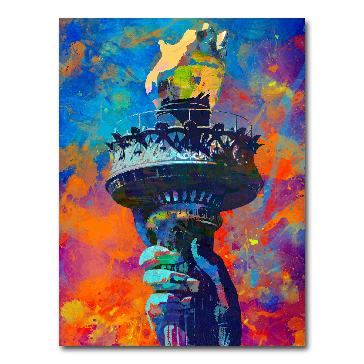 AUTO-MOCKUP WHITE | Liberty Torch | 1 Piece | Gallery Wrap Canvas | group=3x4