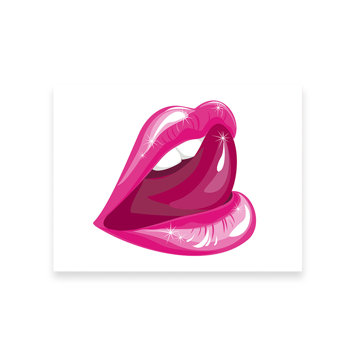Lick Lips Wall Art