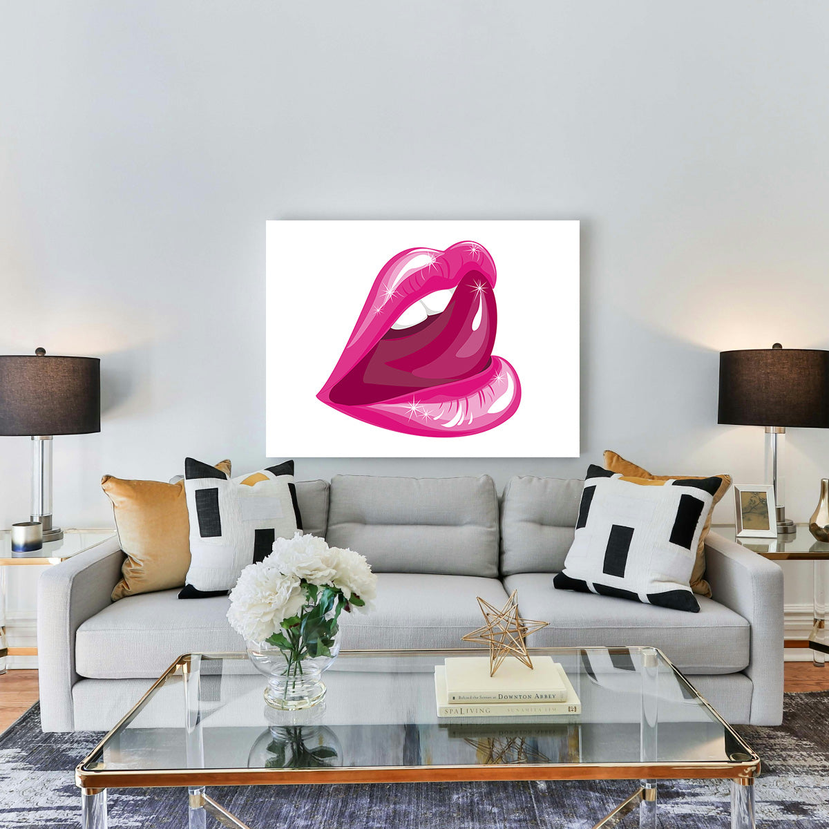 Lick Lips Wall Art