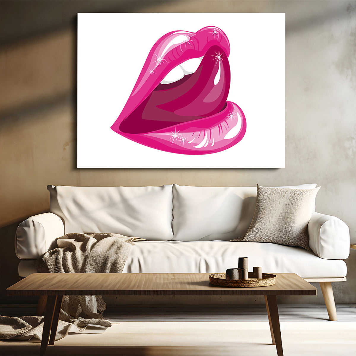 Lick Lips Wall Art