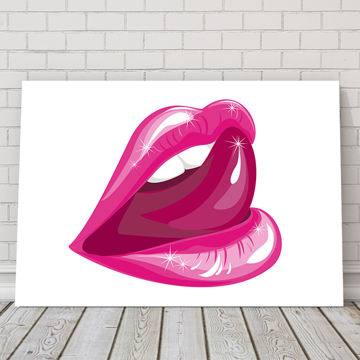 Lick Lips Wall Art