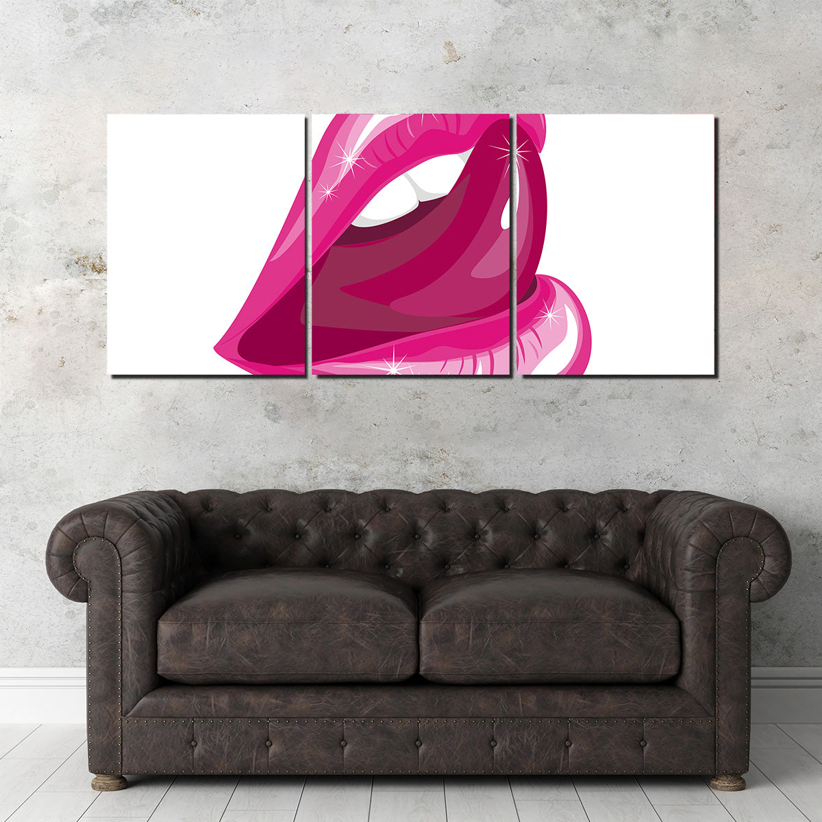 Lick Lips Wall Art