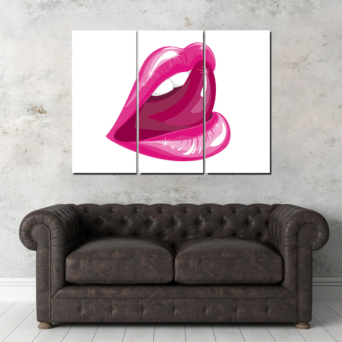 Lick Lips Wall Art
