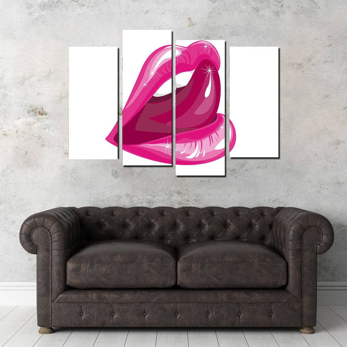 Lick Lips Wall Art