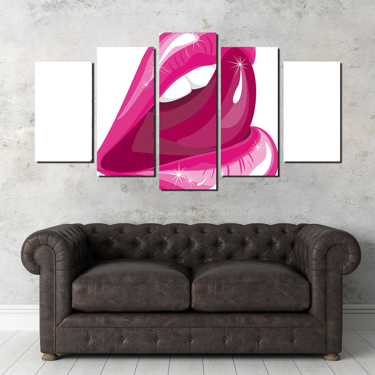 Lick Lips Wall Art