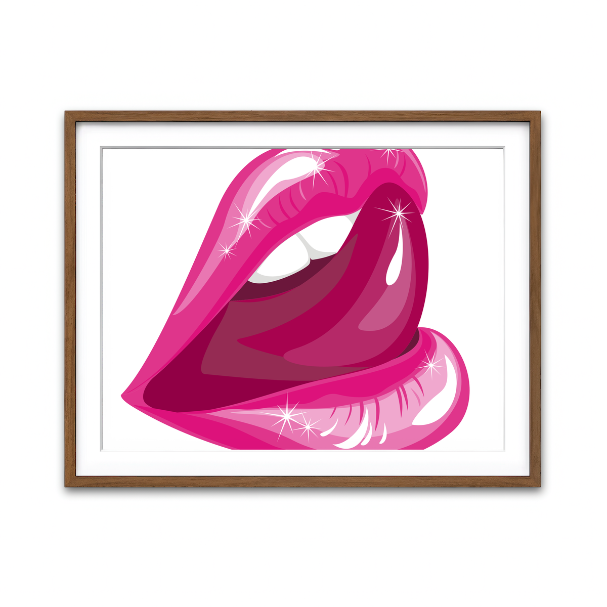 Framed Print 4x3 Walnut