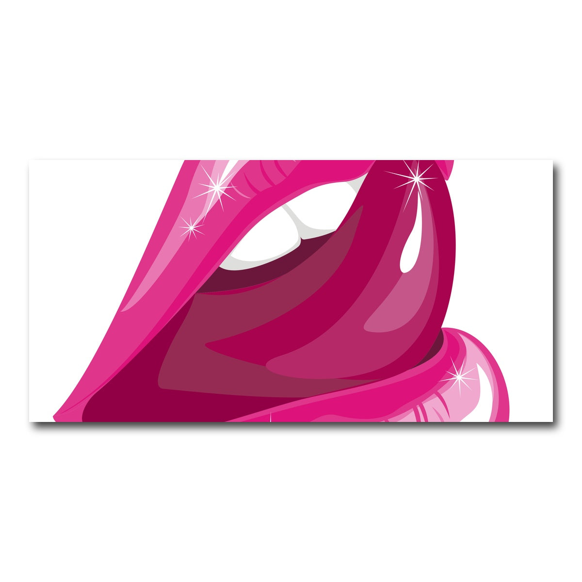 AUTO-MOCKUP WHITE | Lick Lips | 1 Piece | Gallery Wrap Canvas | group=2x1
