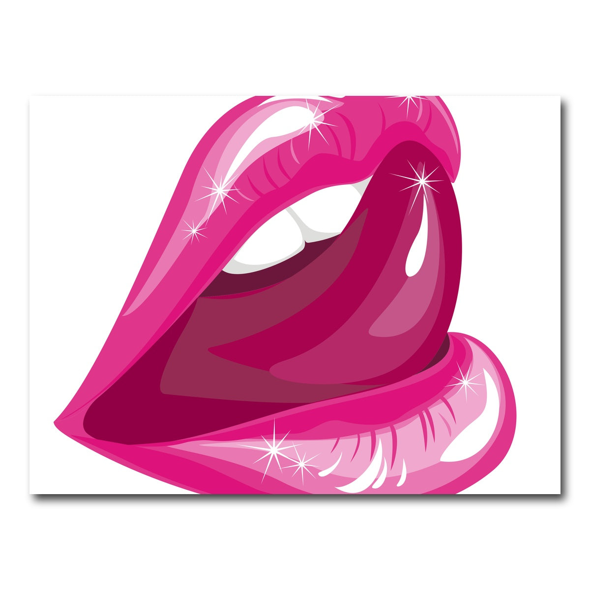 AUTO-MOCKUP WHITE | Lick Lips | 1 Piece | Gallery Wrap Canvas | group=4x3