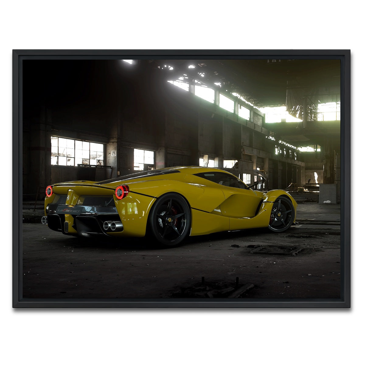 AUTO-MOCKUP WHITE | Lie Dormant | 1 Piece | Black Framed Canvas | group=4x3